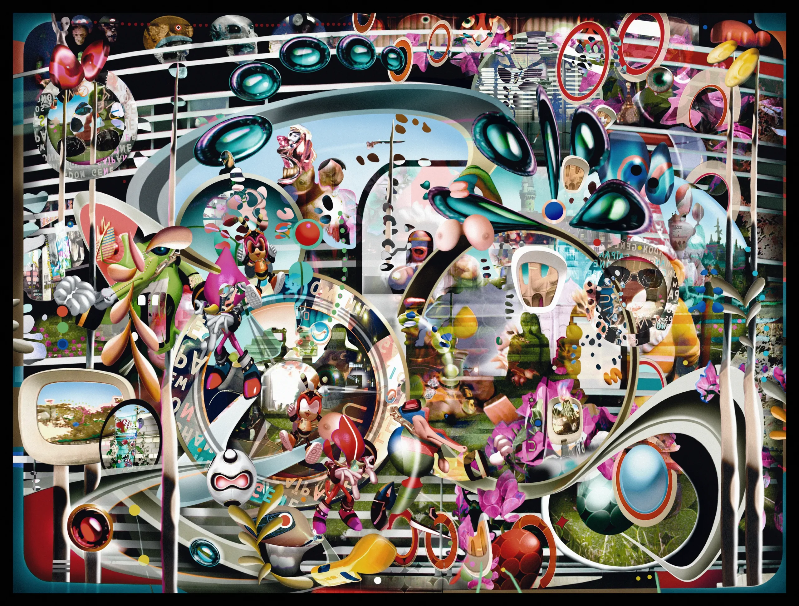 CandylandTV . c-print mounted in shadow-box