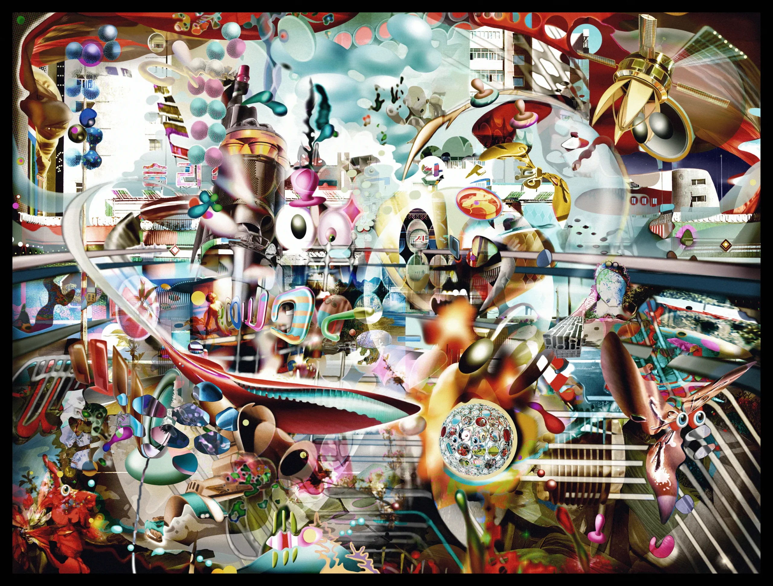TimeIslandInternational (EntertainmentDistrict) . c-print mounted in shadow-box