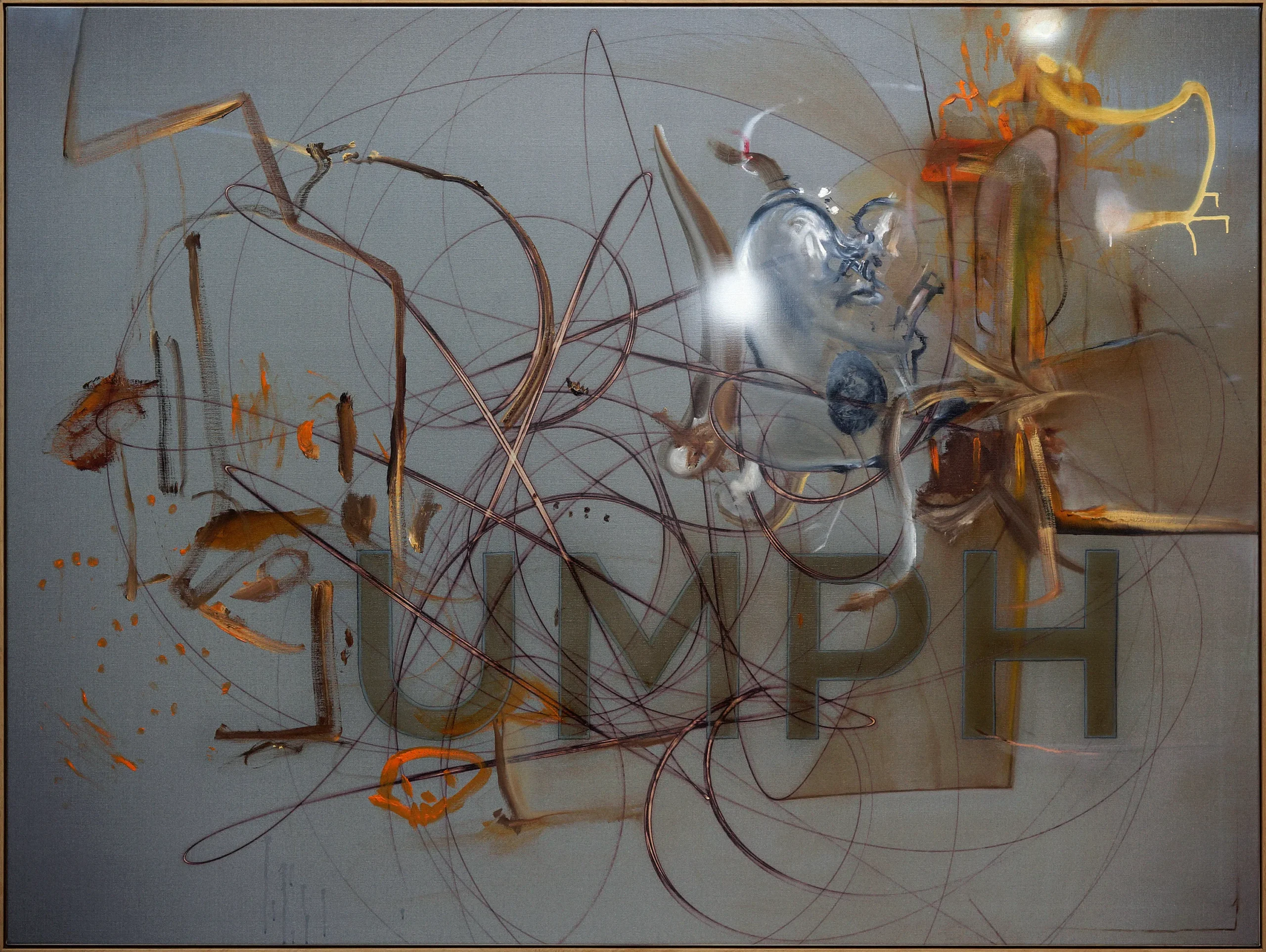 o.T. (BoBaCCJ) . oil and mixed media on linen