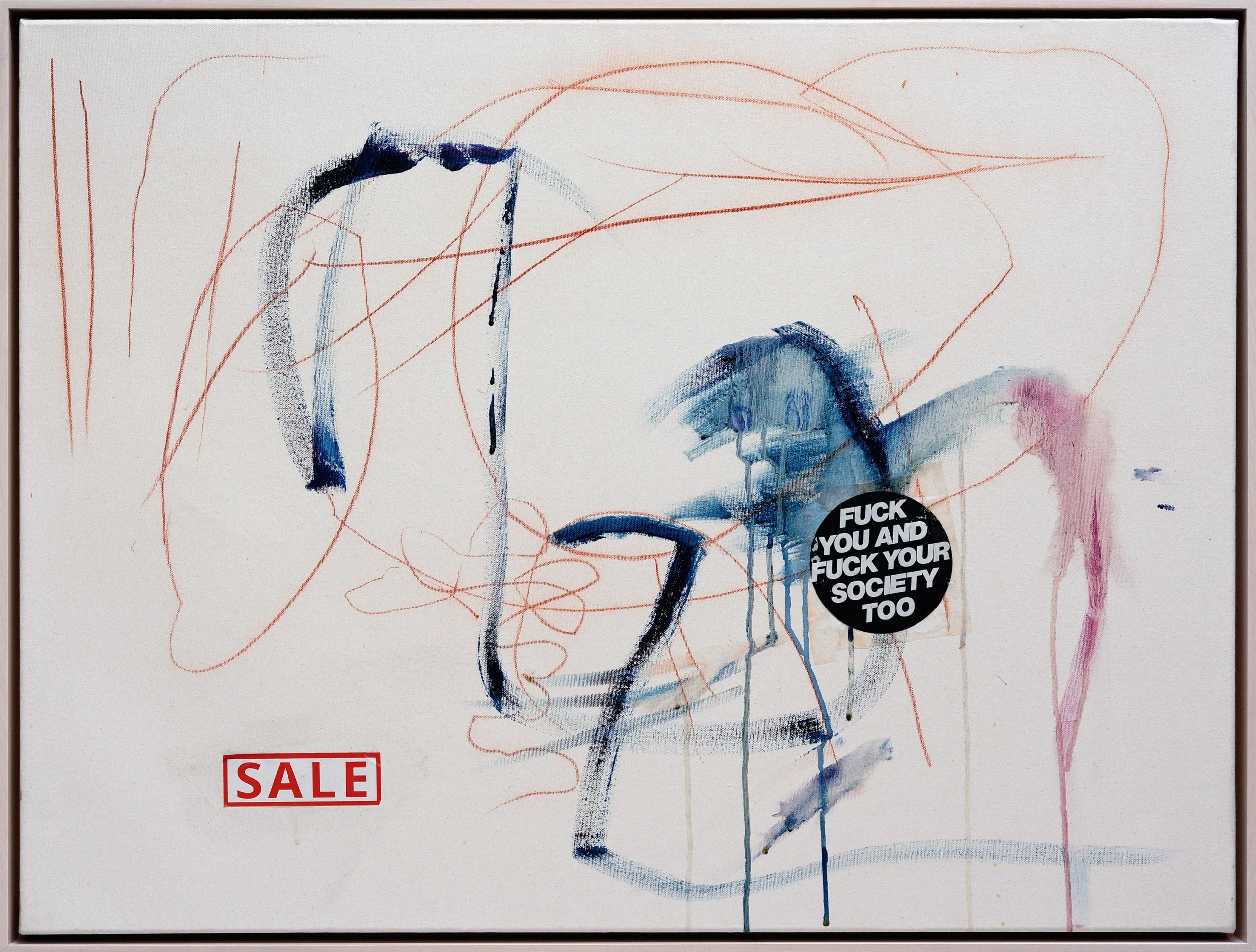 o.T. (BoBaSL) . oil and mixed media on canvas