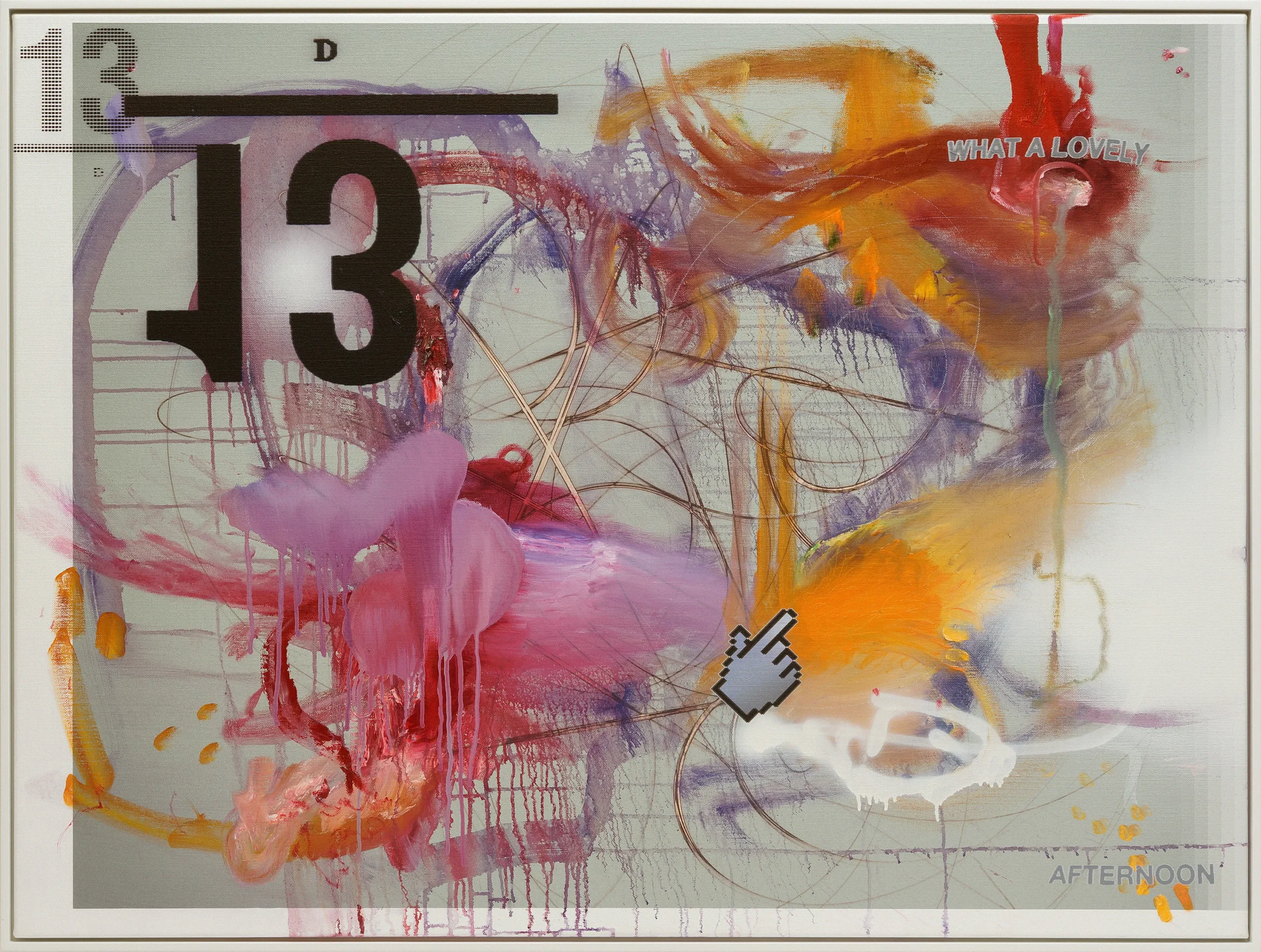 13afternoon . oil and mixed media on linen