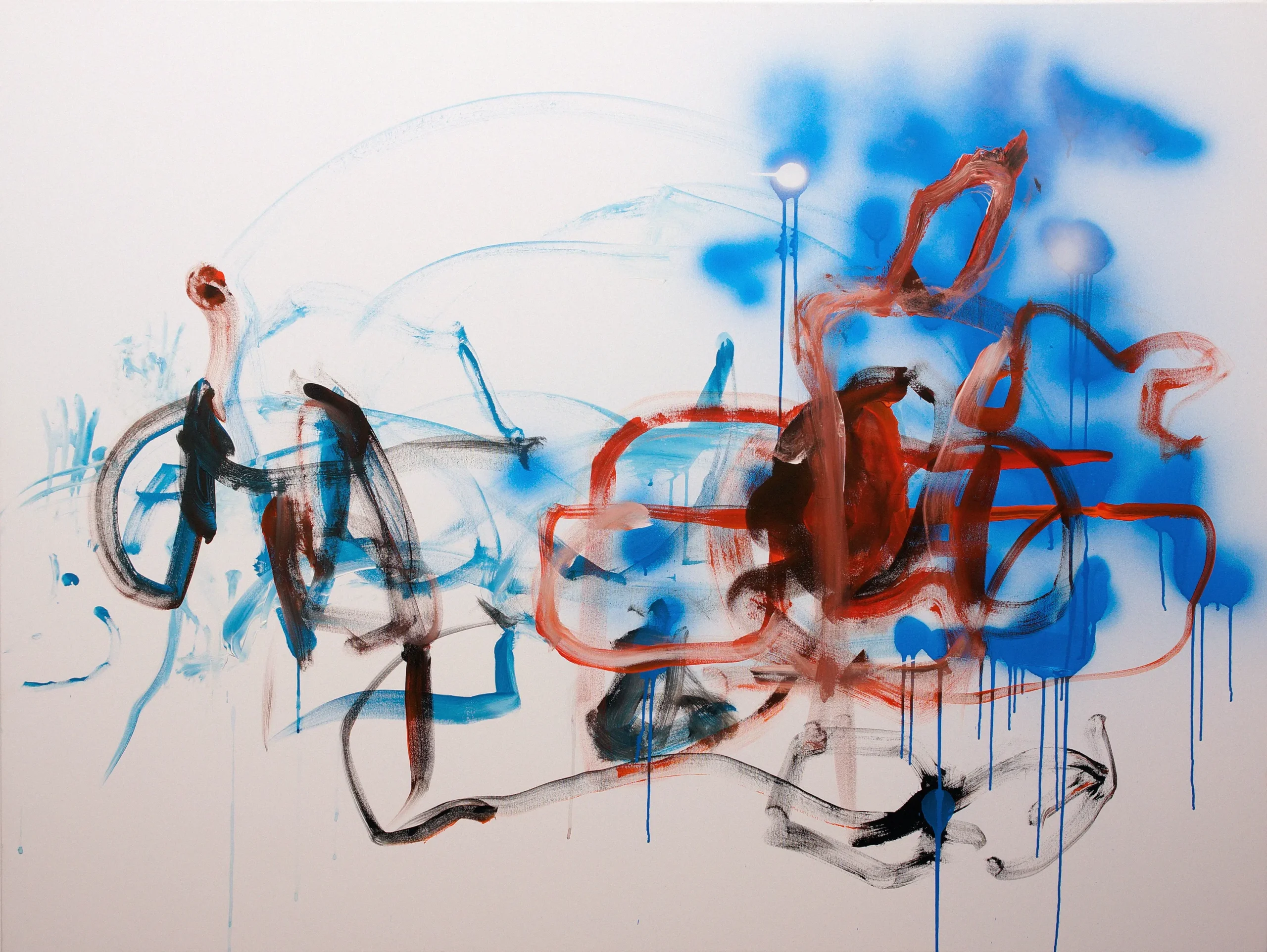 o.T. (BOBA) . acrylic and mixed media on canvas