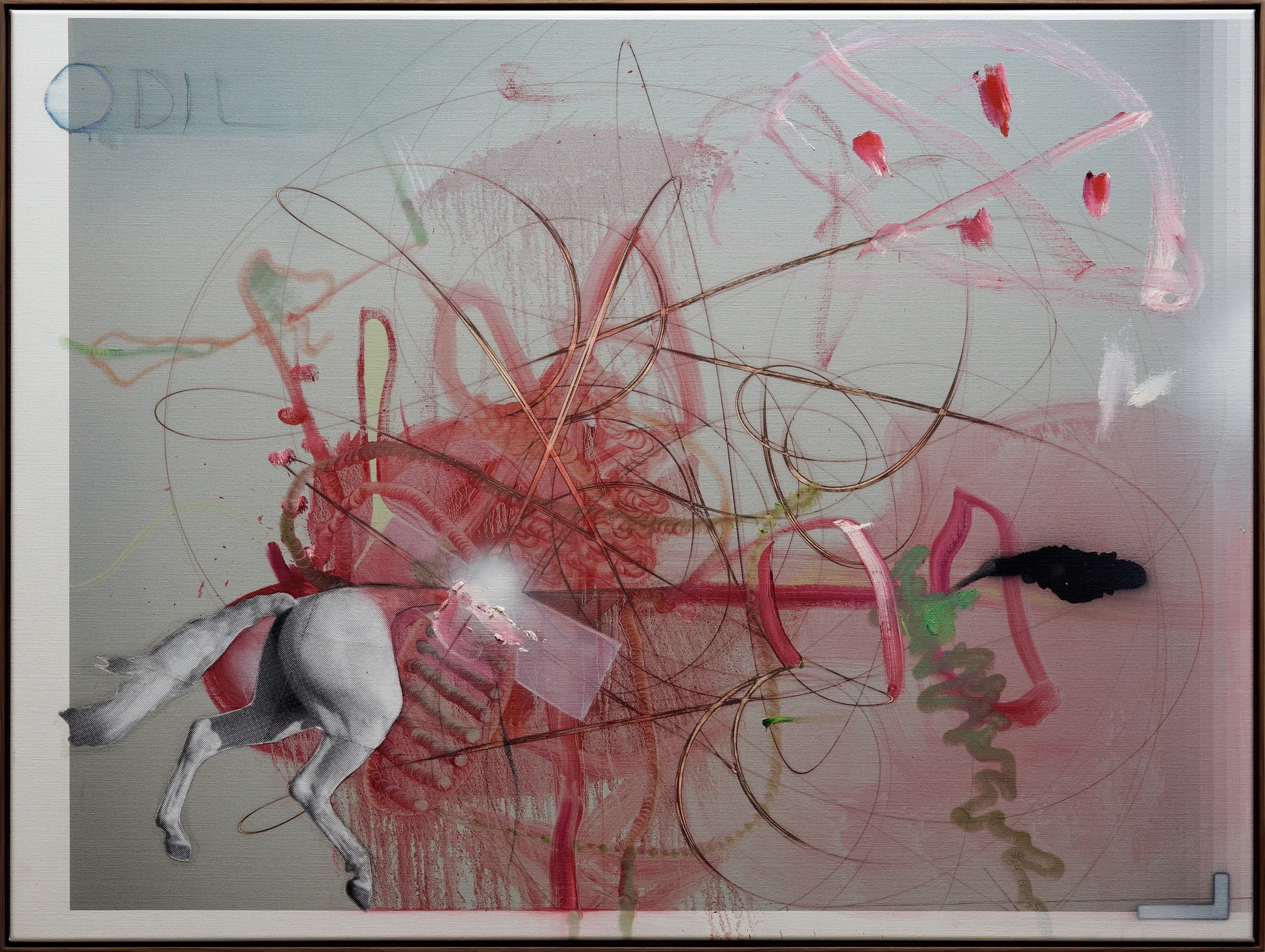 o.T. (BoBaOdil) . oil and mixed media on linen