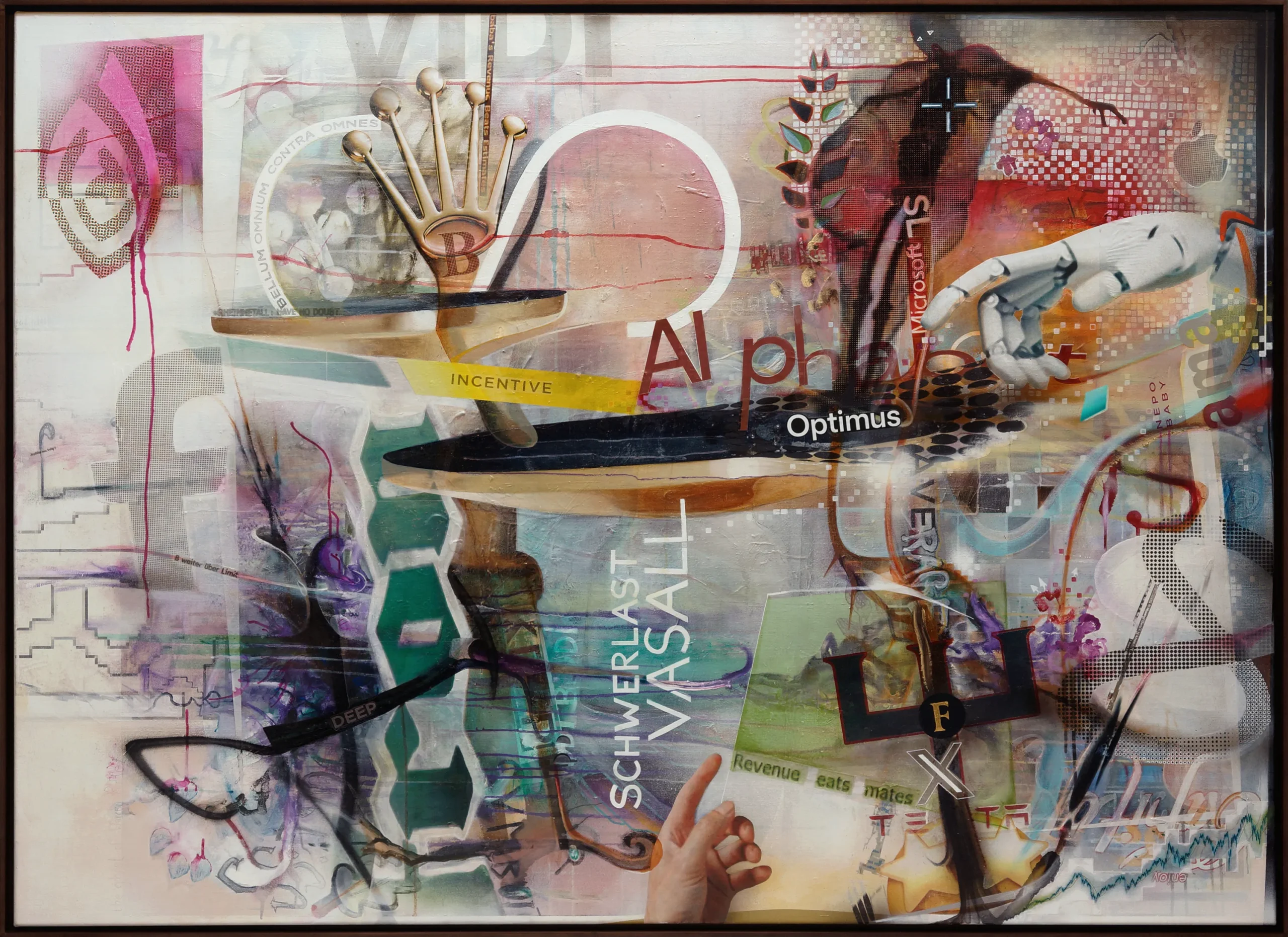 o.T. (MareCrisium) . oil and mixed media on linen